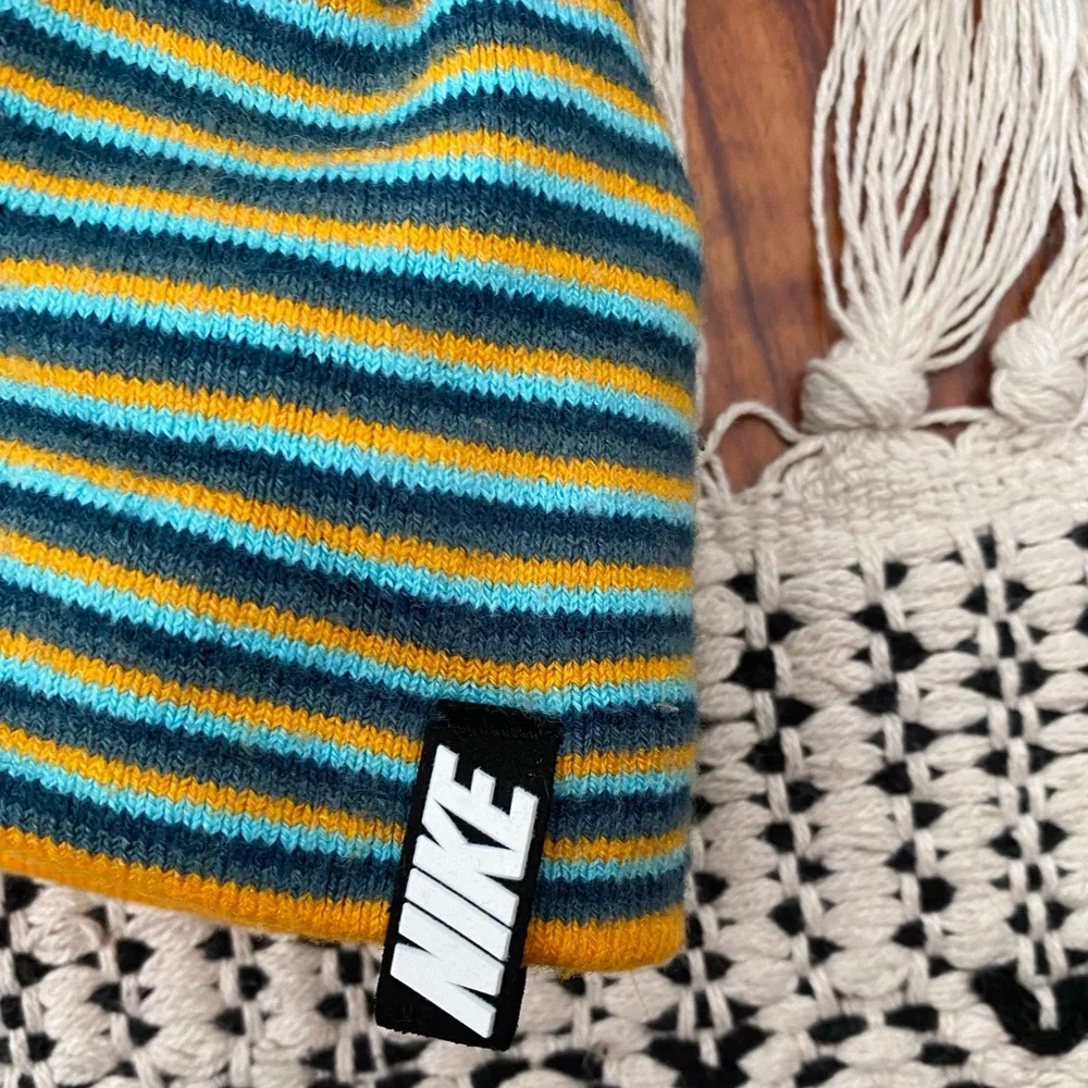 Baby Nike Striped Beanie